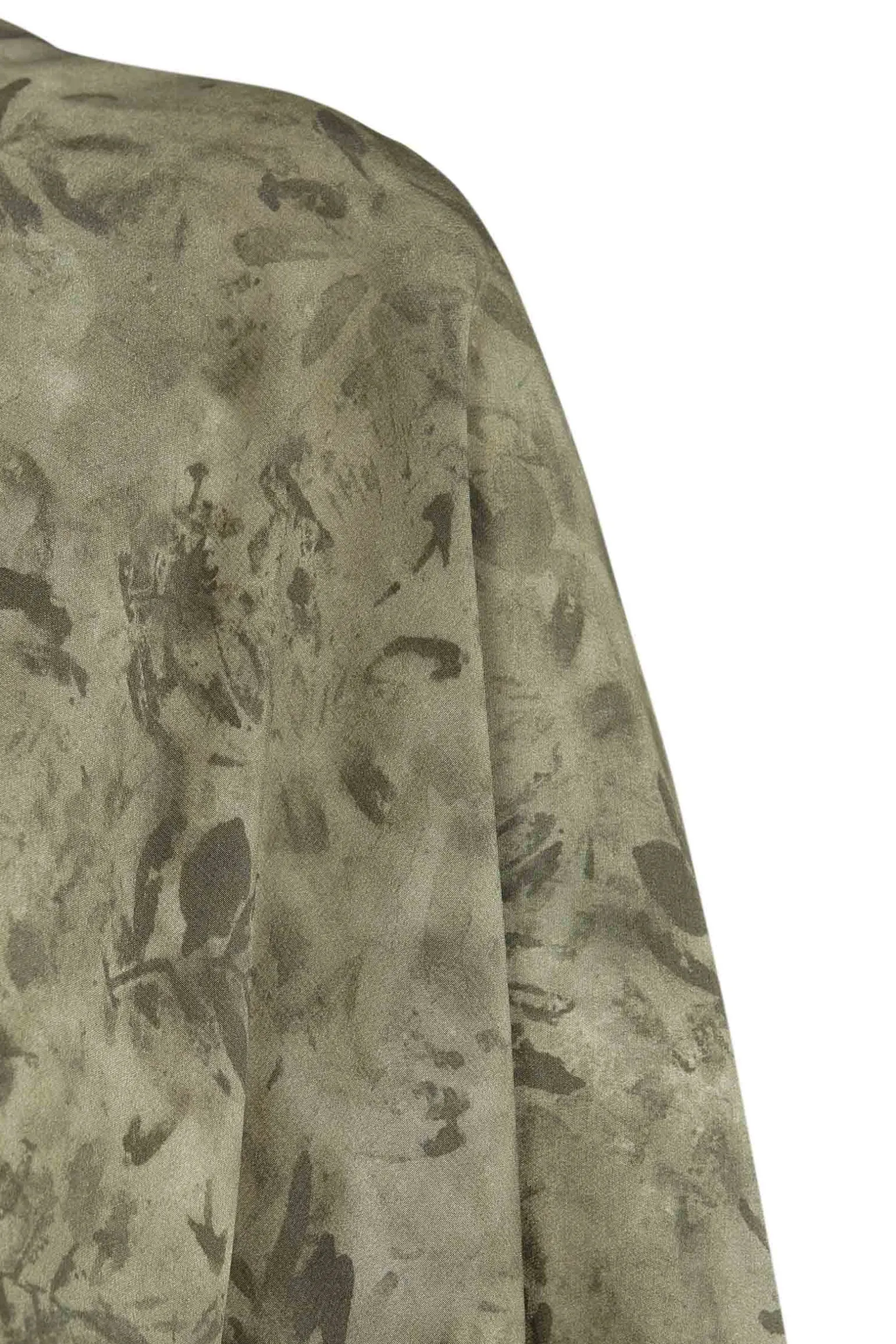 Salma, herba print silk dress