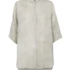 Salome, ash maltinto silk shirt