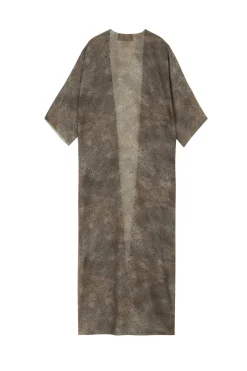 Sera, dejavu print long jacket