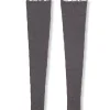 Snow, gray melange wool and cashmere arm warmers