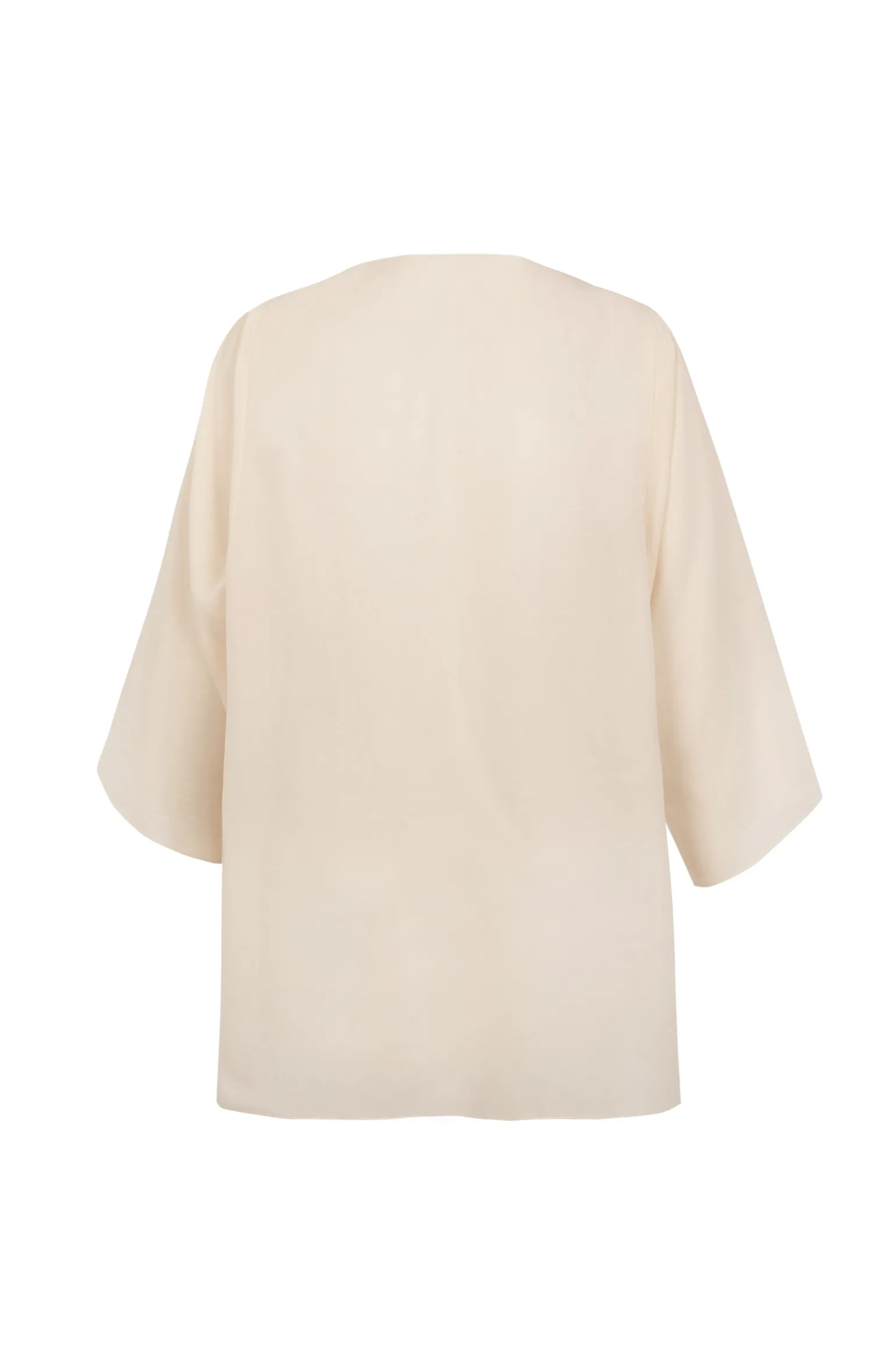 Sol, ivory cotton voile t-shirt