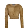 Sparkle, bronze maltinto habotai silk top