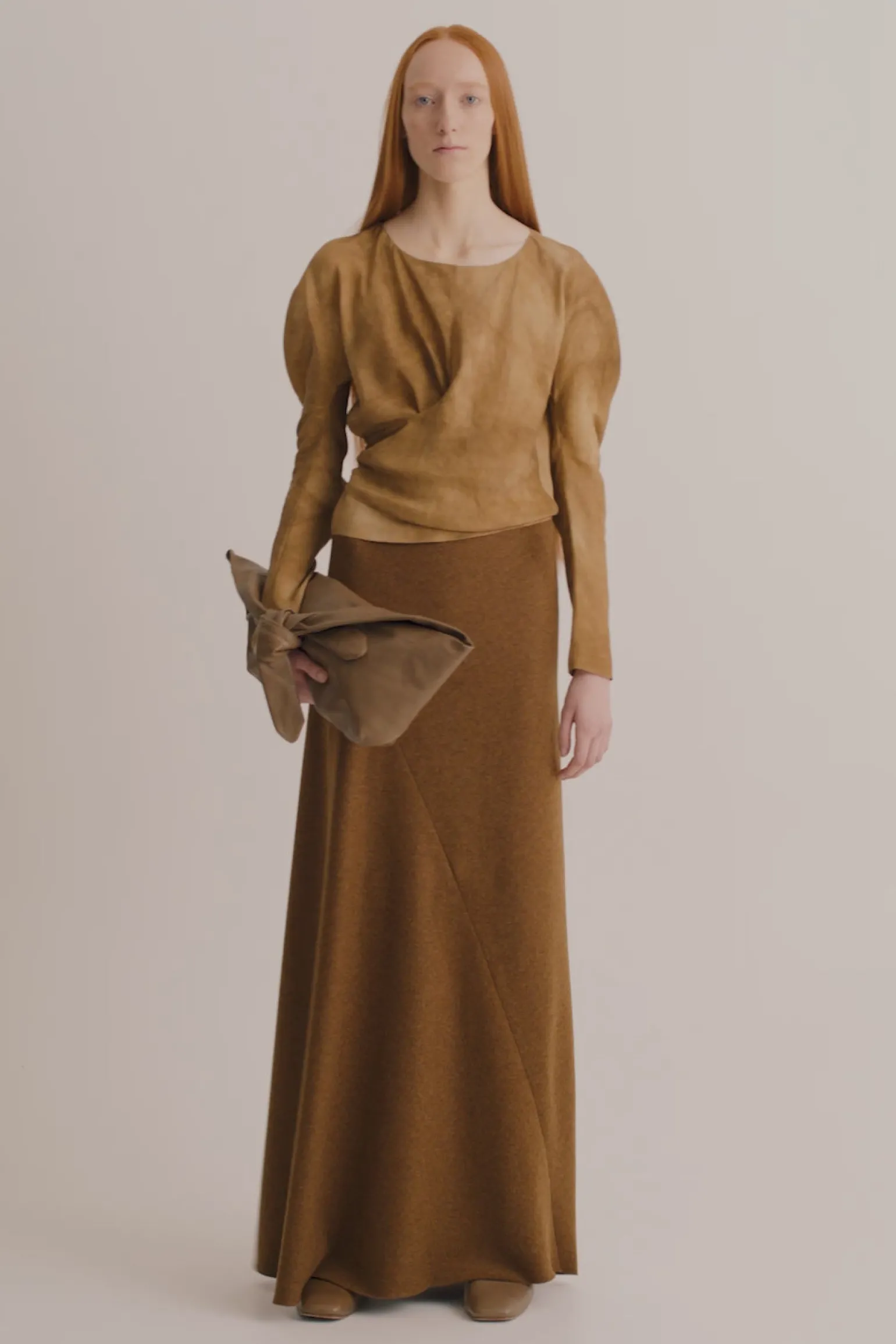 Sparkle, bronze maltinto habotai silk top