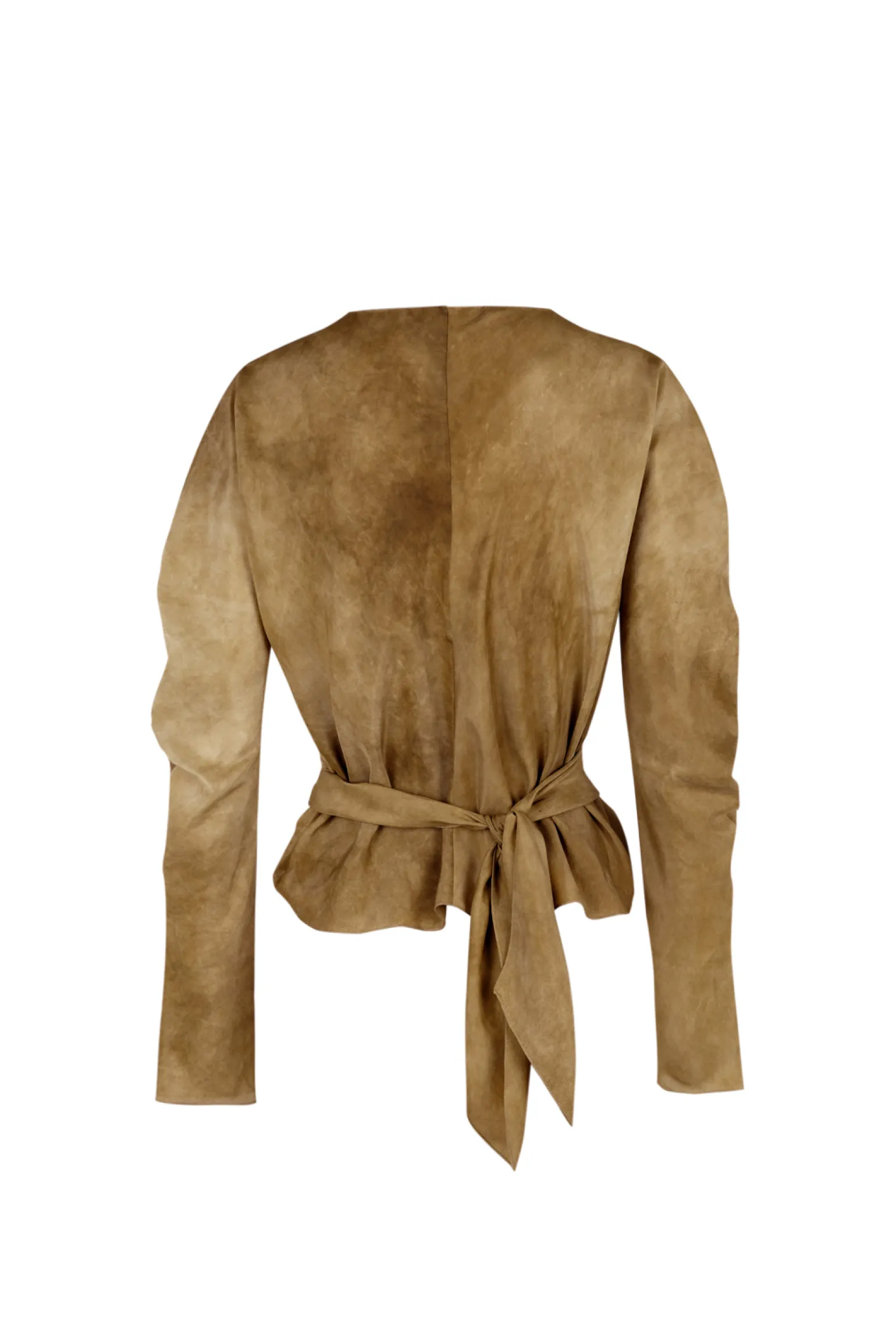 Sparkle, bronze maltinto habotai silk top