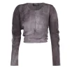 Sparkle, maltinto lilac silk top