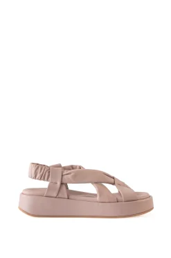 Suro, pink leather sandals