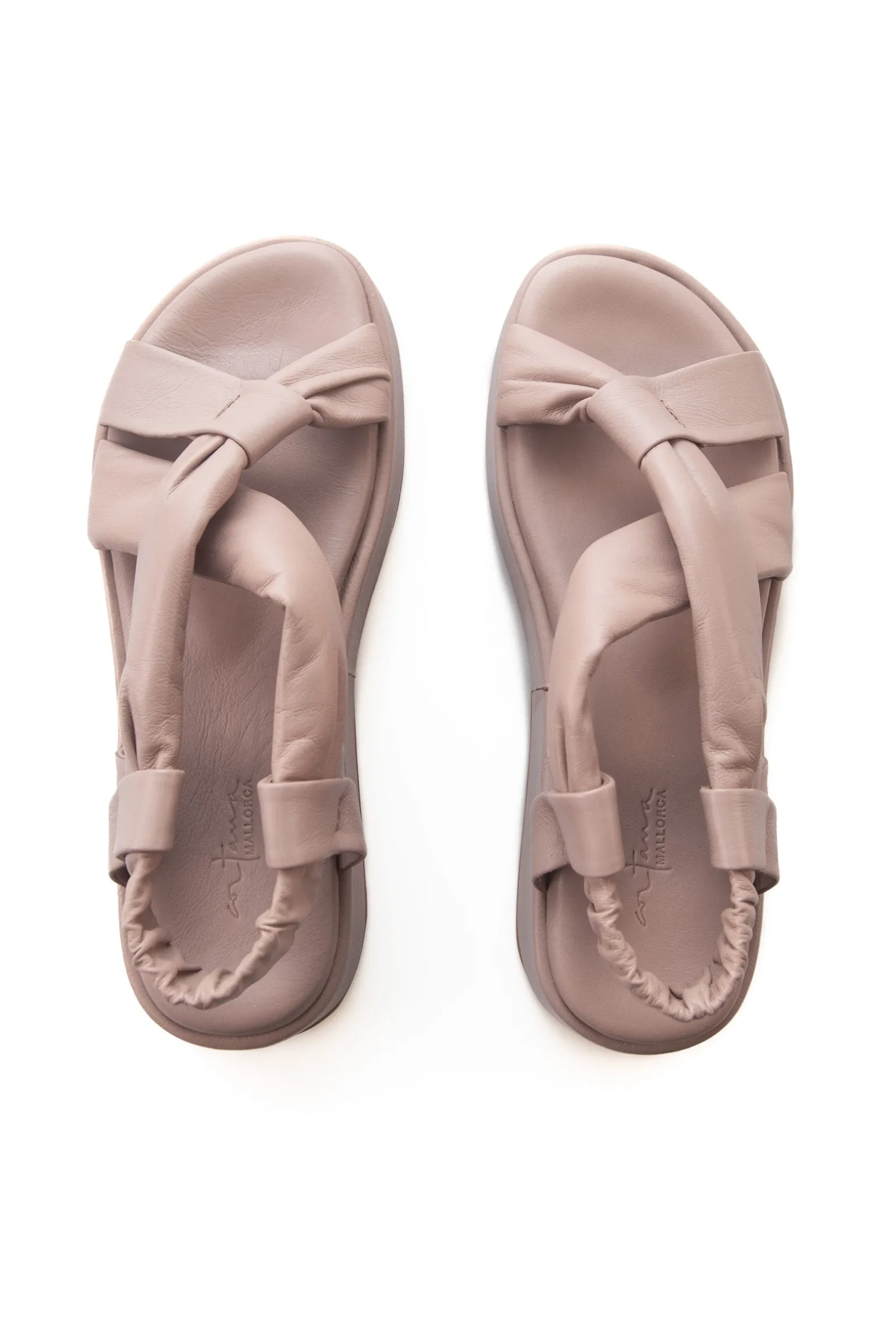 Suro, pink leather sandals