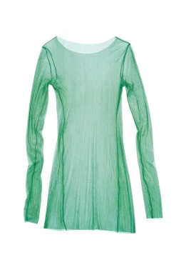 t de tul, top vert 679