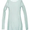 t de tul, tulle top aqua