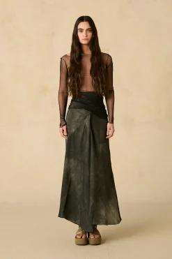 t de tul, tulle top black