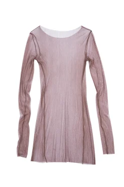 t de tul, tulle top cramberry