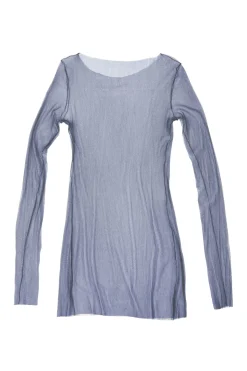 t de tul, tulle top navy rg
