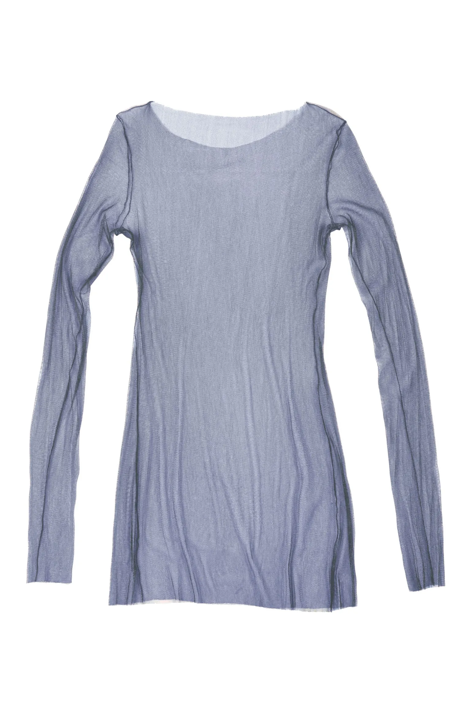 t de tul, tulle top navy rg