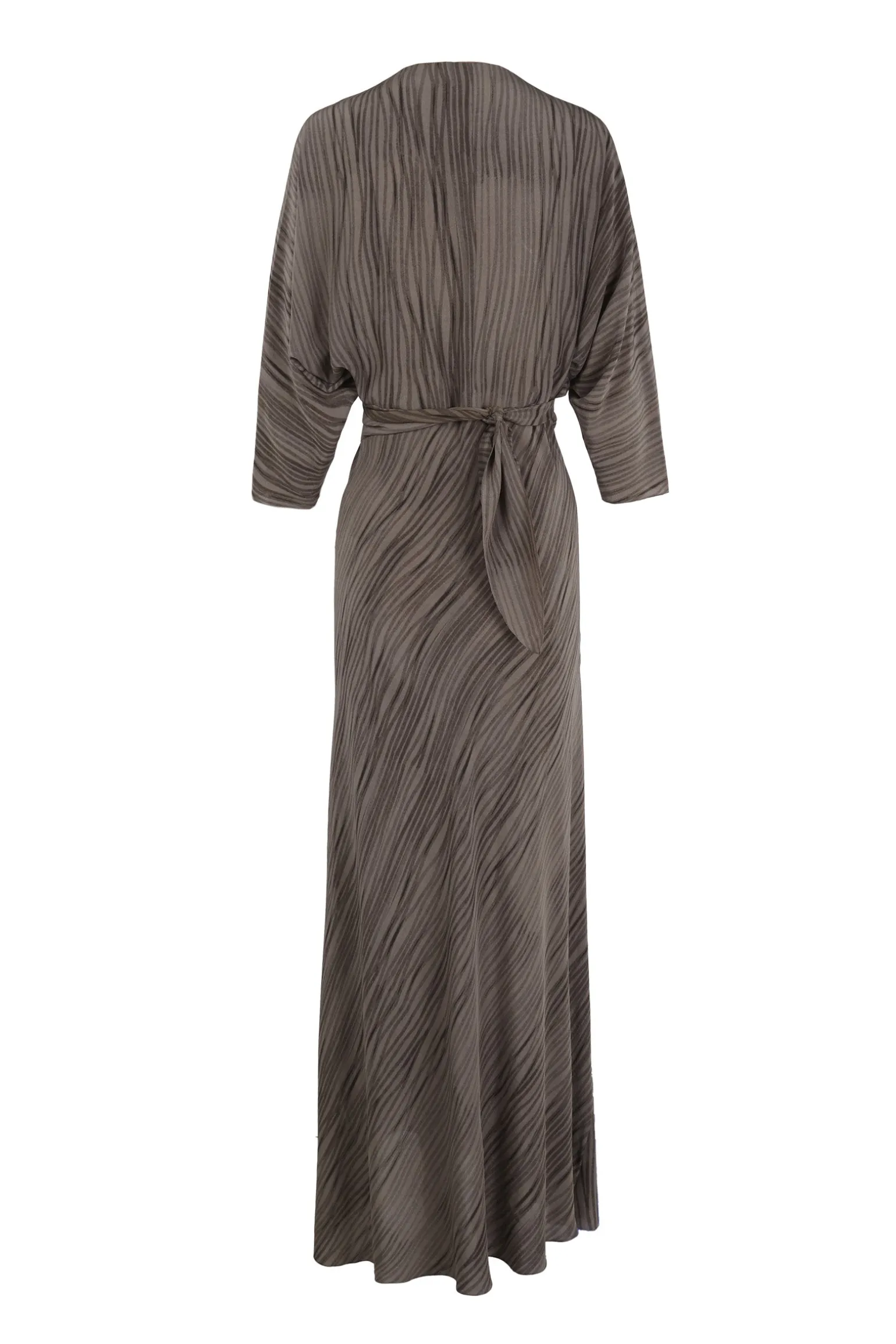 Tarantella, calma print silk dress
