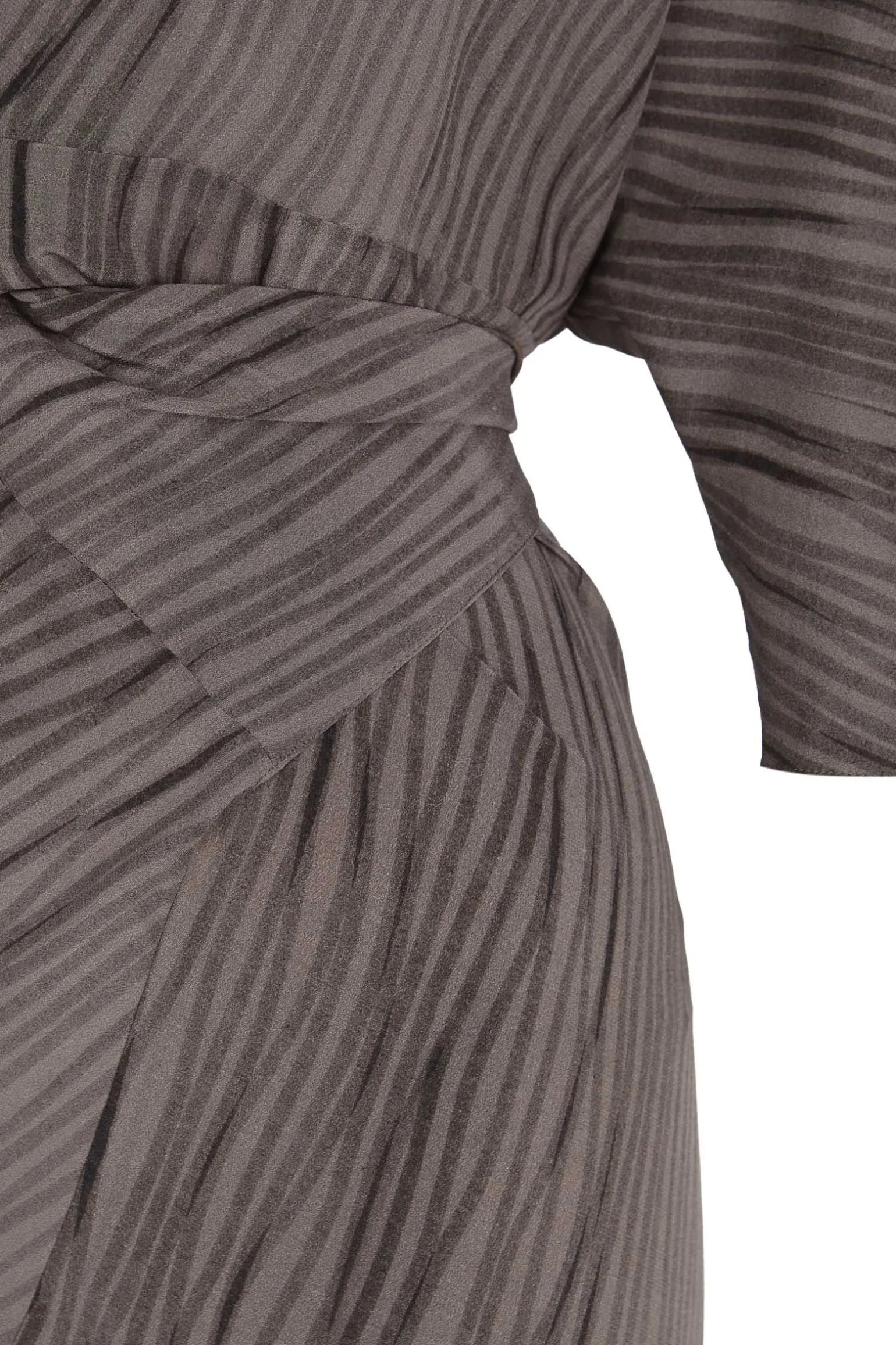 Tarantella, calma print silk dress