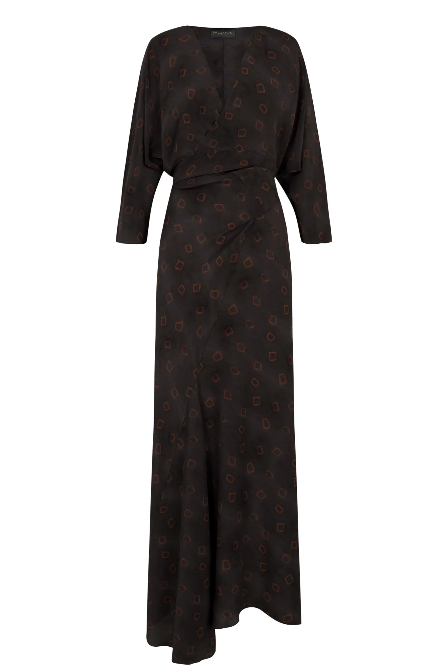 Tarantella, daria print silk dress