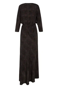 Tarantella, daria print silk dress