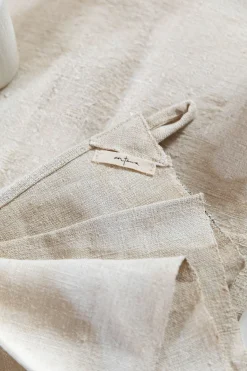 Tea towel in antique linen