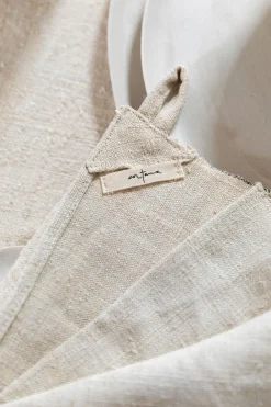 Tea towel in antique linen