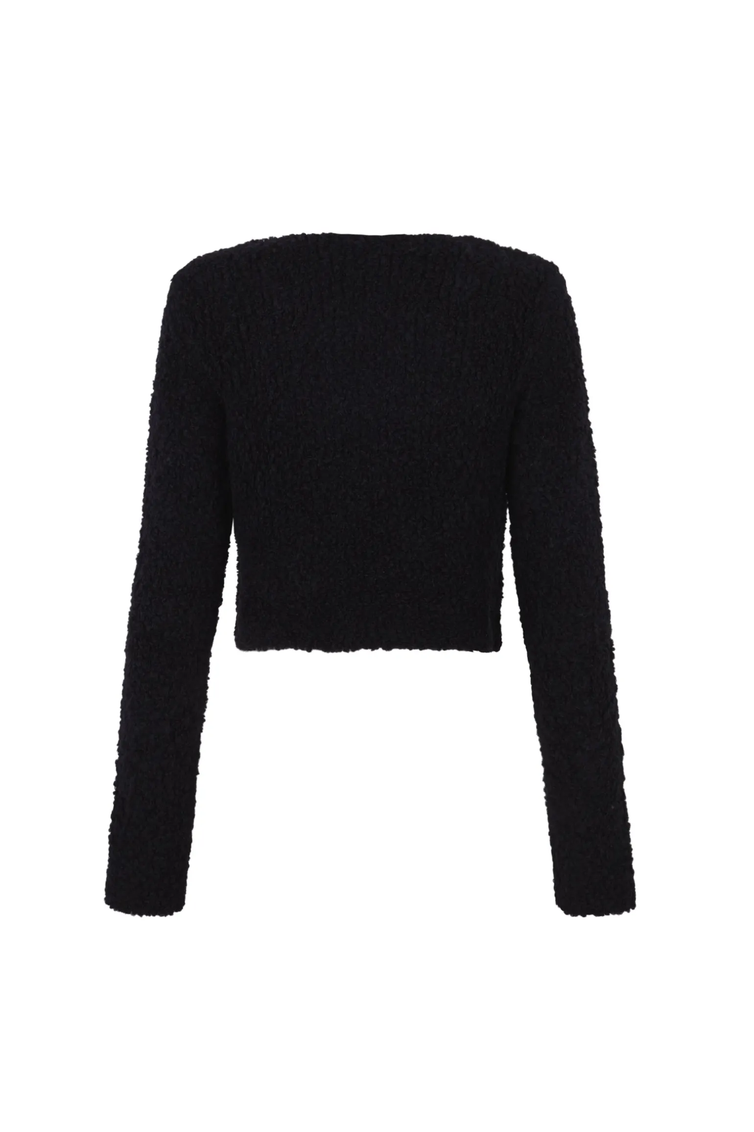 Tender, black baby camel and silk knit jumper