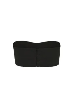 Turmalina, graphite bustier top