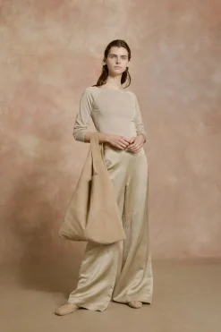 Tussa, nacar silk knit top