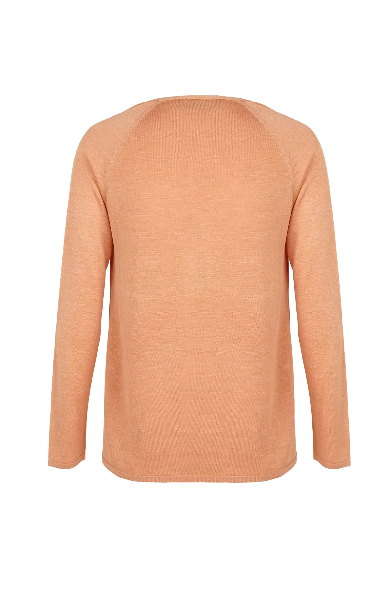 Tussa, tangerine silk knit cardigan