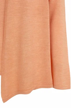 Tussa, tangerine silk knit cardigan