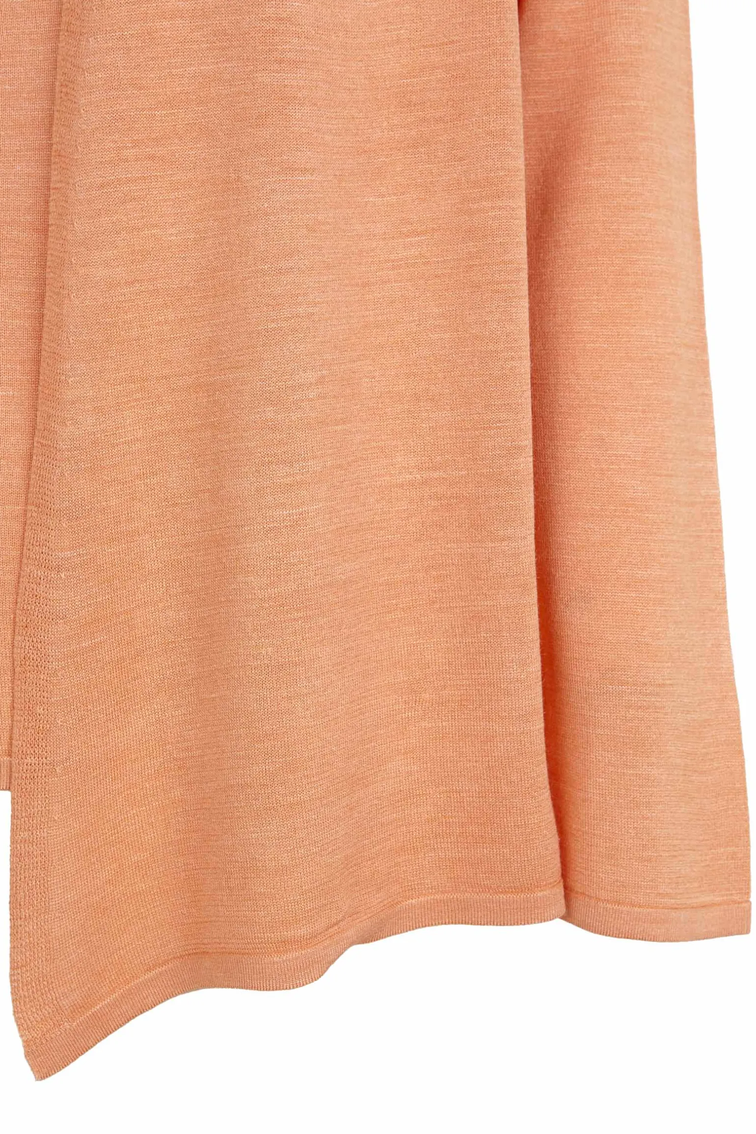 Tussa, tangerine silk knit cardigan