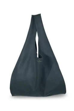 U S, small bag in anthracite gray leather