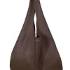 U S, small bag in brown leather