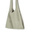 U XL, aqua suede bag