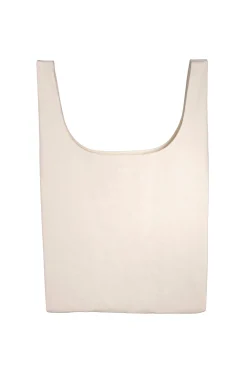 U XL, bag in ecru washed cotton