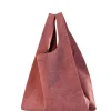 U XL, bag in red washed cotton