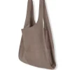 U XL, bolso de ante cacao