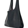 U XL, graphite suede bag