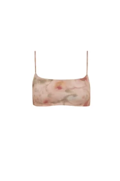 Umi, bandeau top rozu print