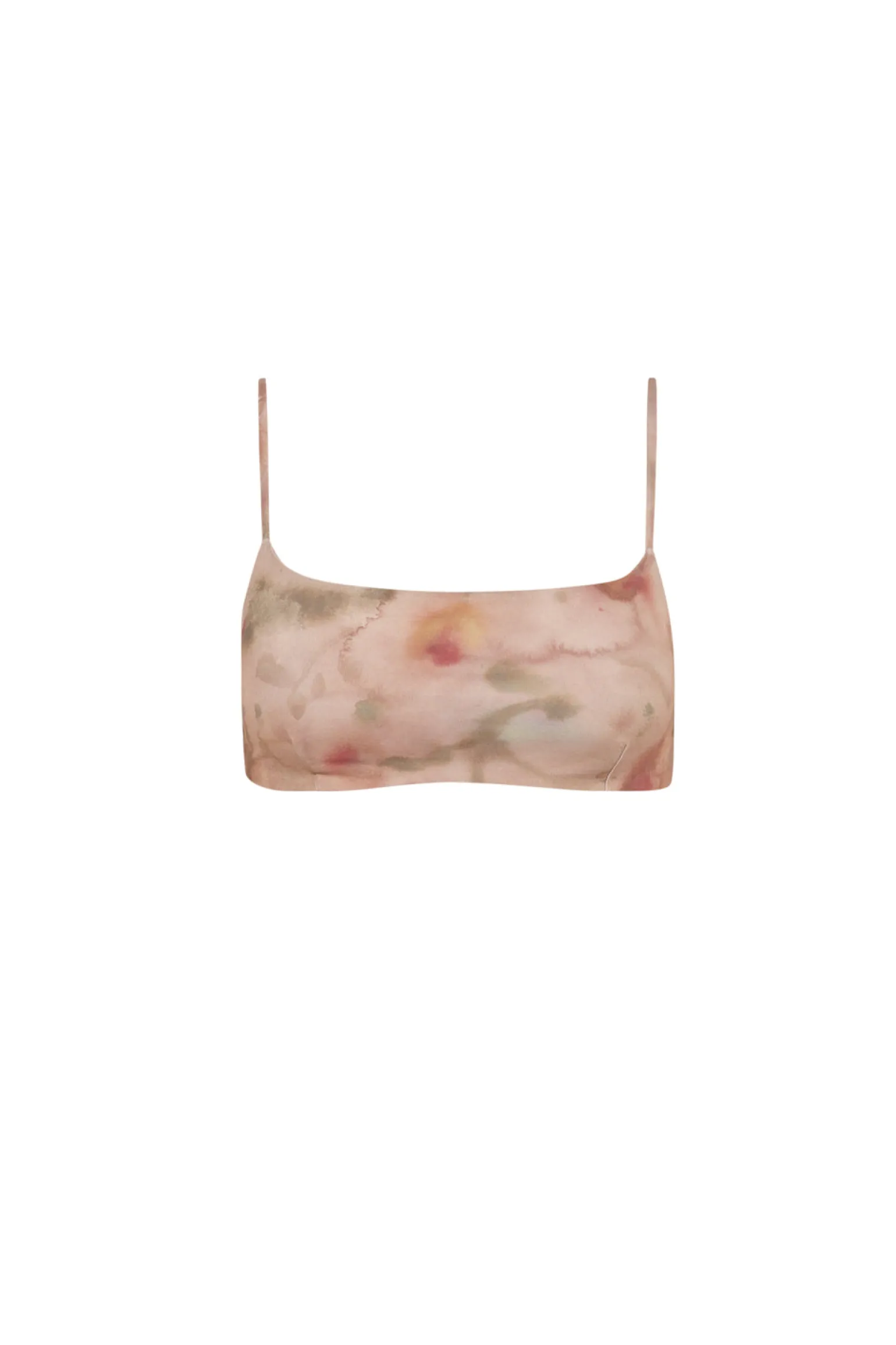 Umi, bandeau top rozu print