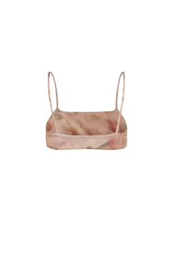 Umi, bandeau top rozu print