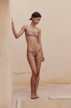 Umi, jasmine print bandeau bikini top