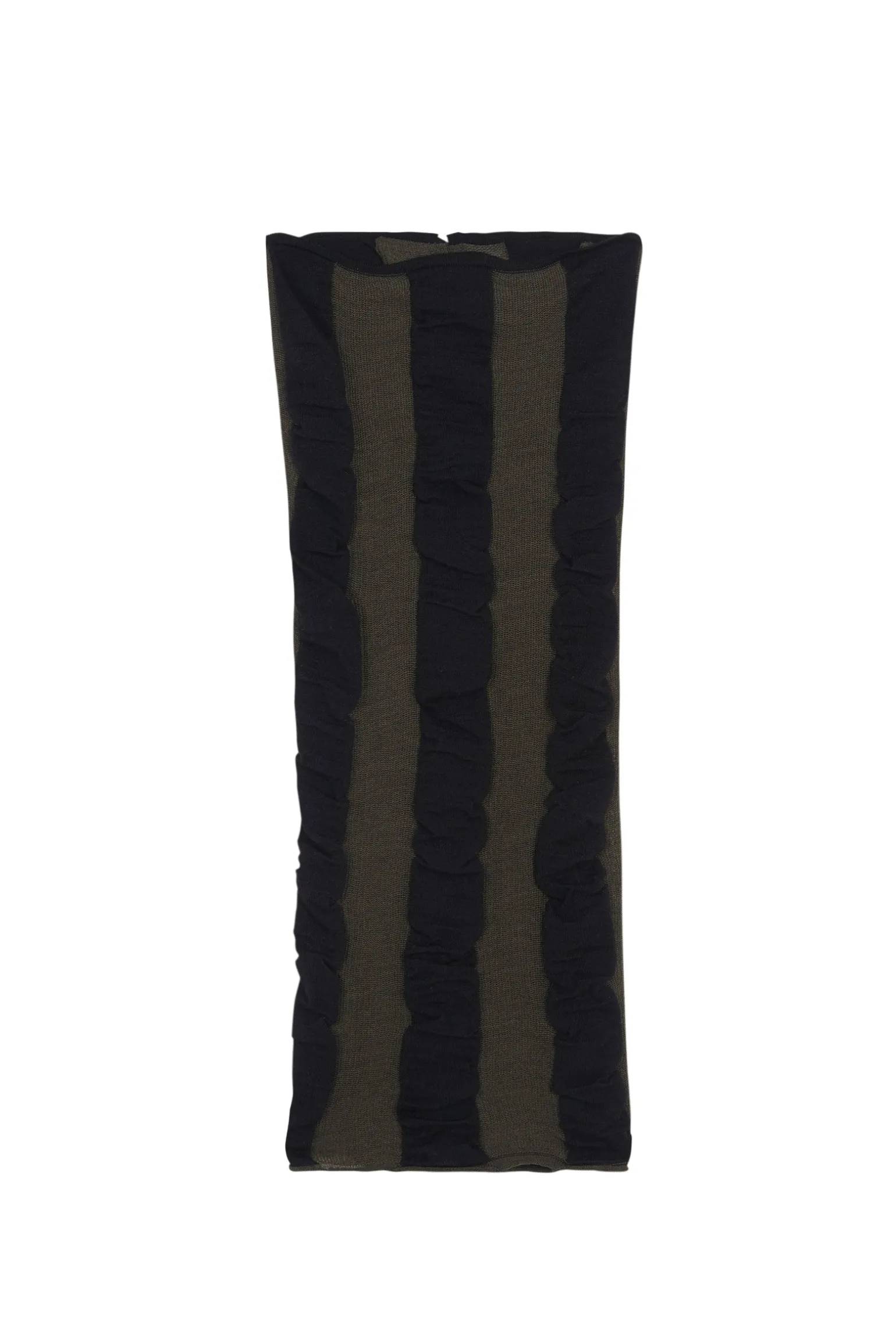 Winona, khaki and black tubular collar