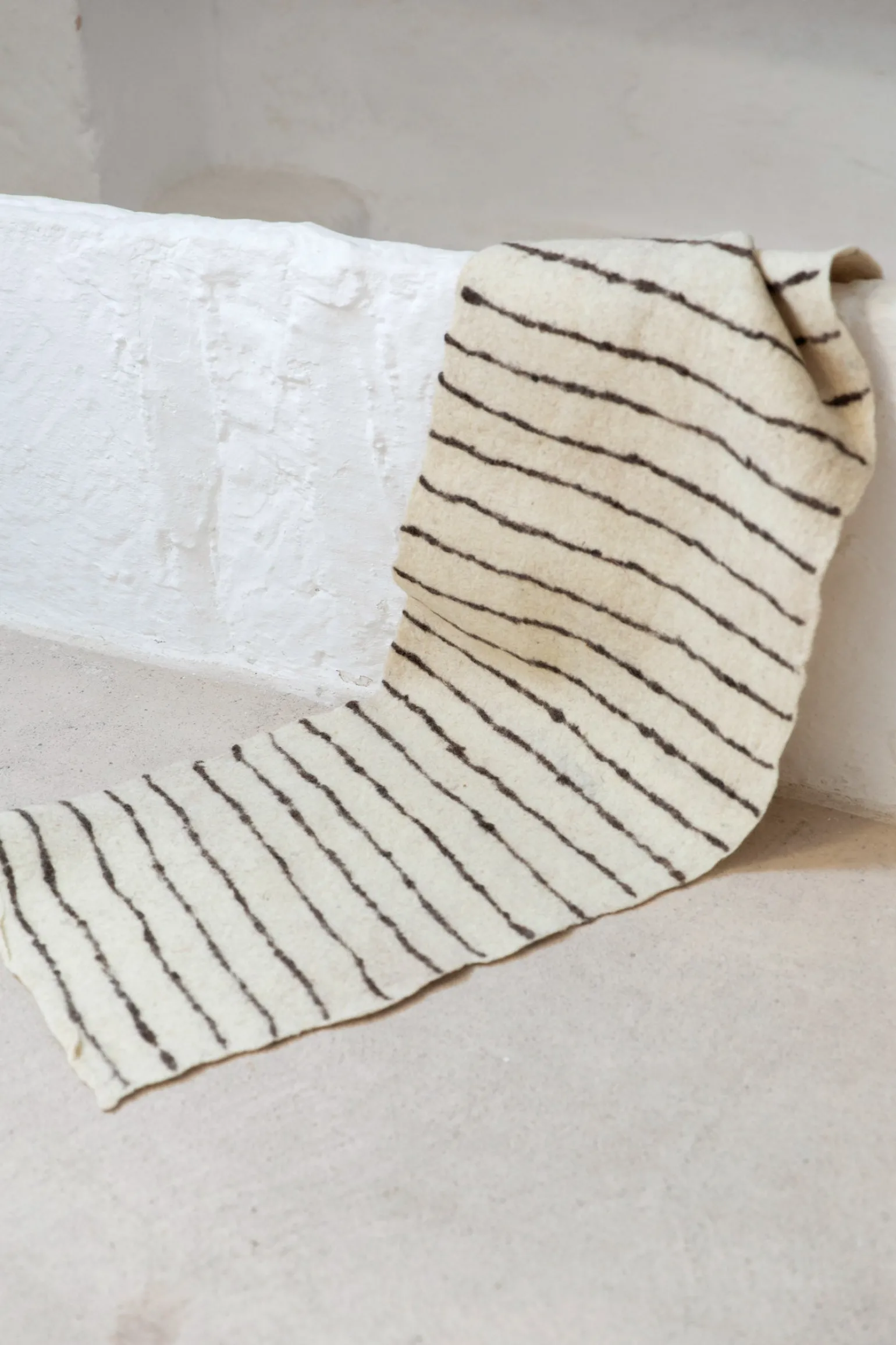 Wool table runner