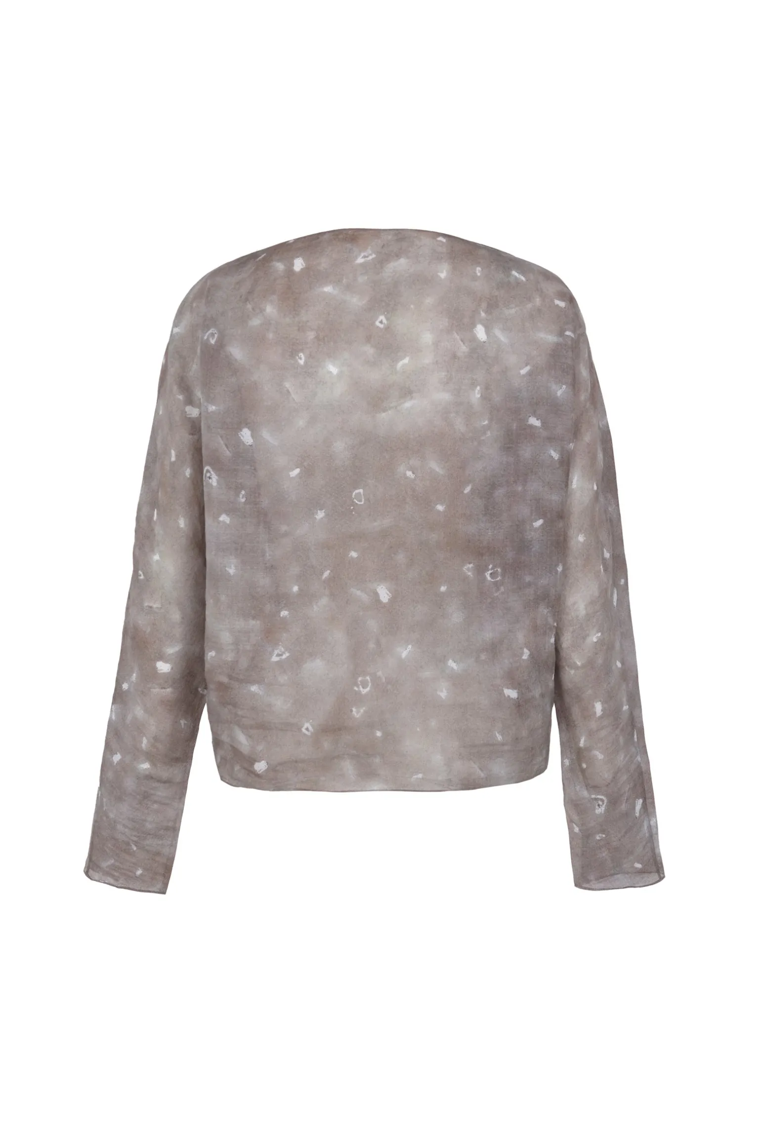 Yo, ayaz print ramie top