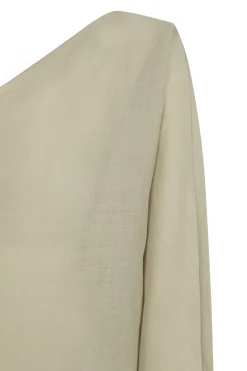 Yo, sage green ramie top