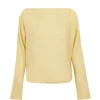 Yo, top de ramio amarillo claro