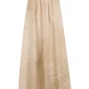 Yoko, fade beige long skirt