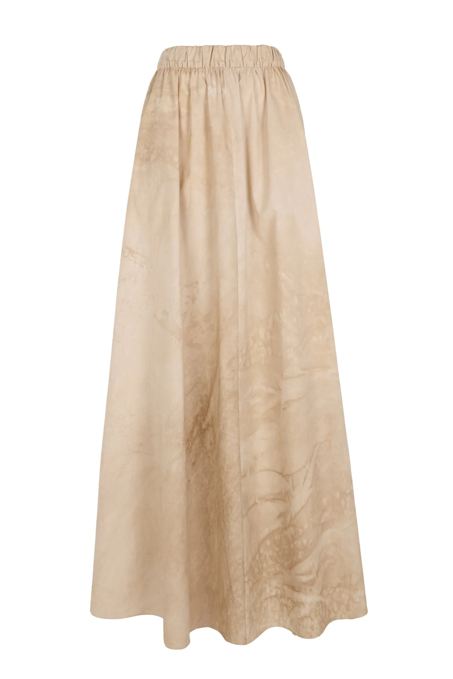 Yoko, fade beige long skirt