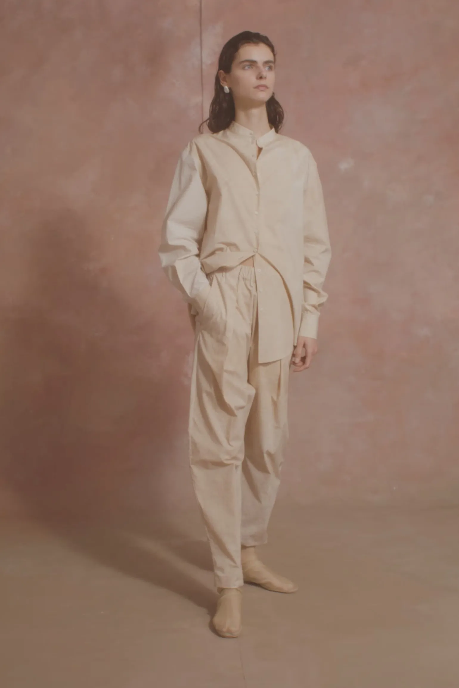 Yoko, fade beige pants