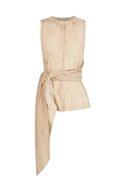 Yoko, fade beige top
