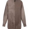 Yoko, fade cocoa poplin shirt